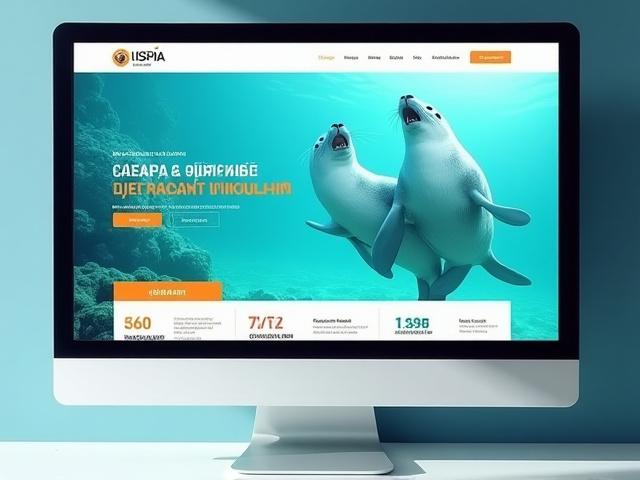 Оқушының теңіз ластануы туралы веб-сайт жобасының скриншоты.